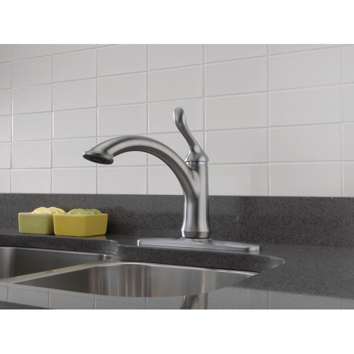 1353RBDST,DST,ARDST Delta Linden™ Kitchen Faucet & Reviews Wayfair